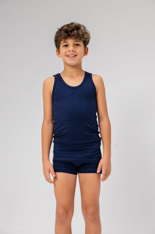 Premium Cotton Boxer Briefs for Boys - Pack of 2