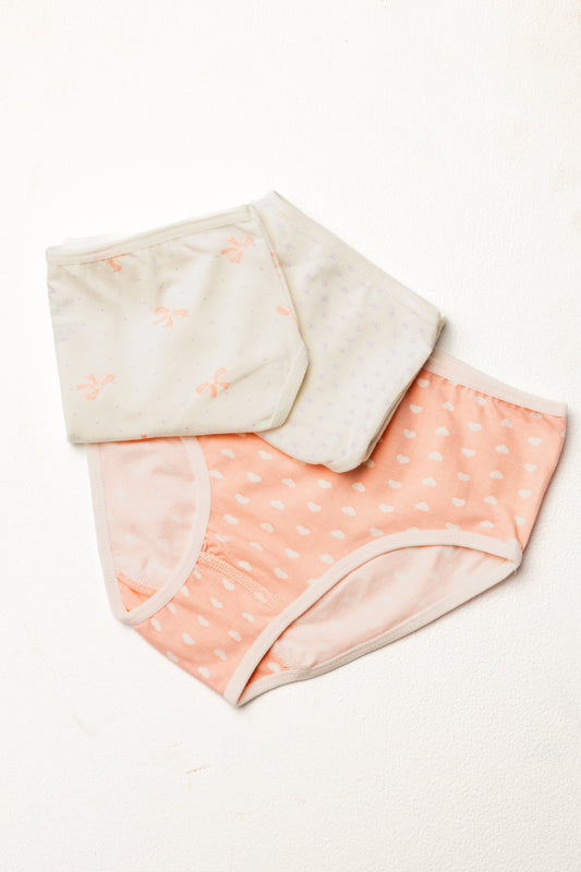 Pack Of 3 Picese Comfy Panties MultiColoure For Women