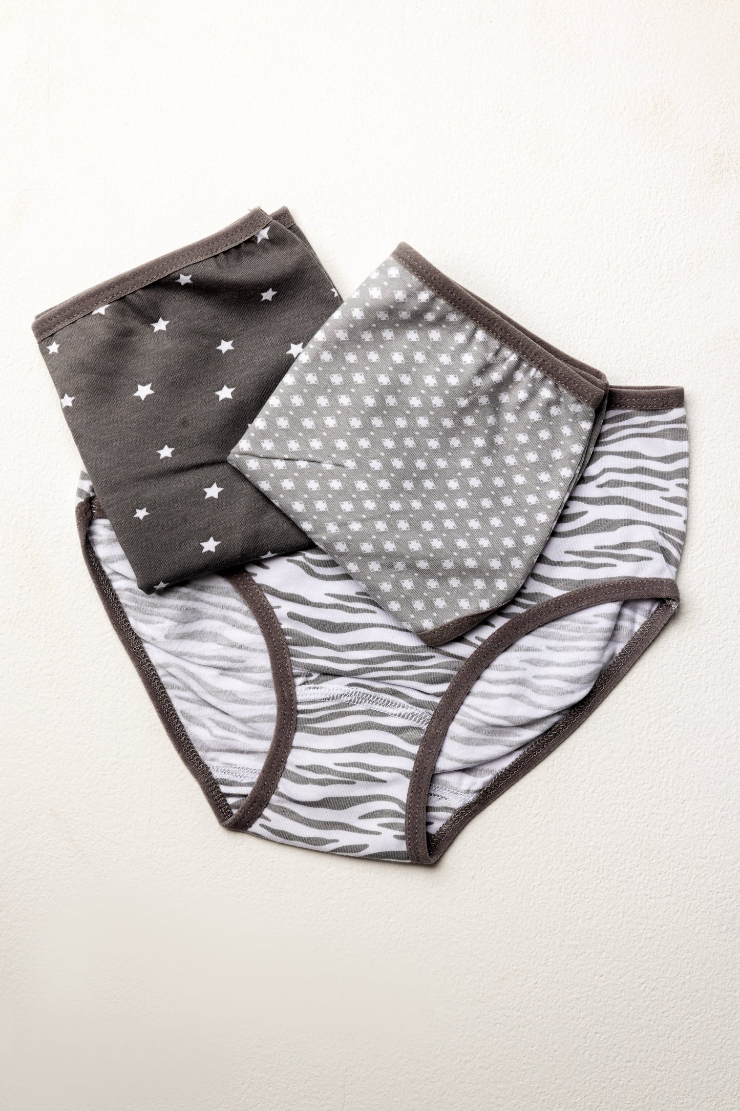 Pack Of 3 Picese Comfy Panties MultiColoure For Women