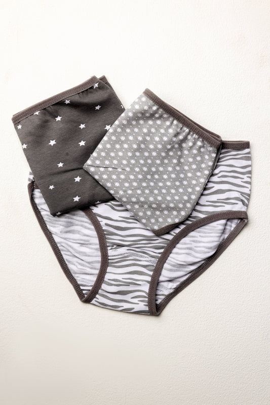 Pack Of 3 Picese Comfy Panties MultiColoure For Women