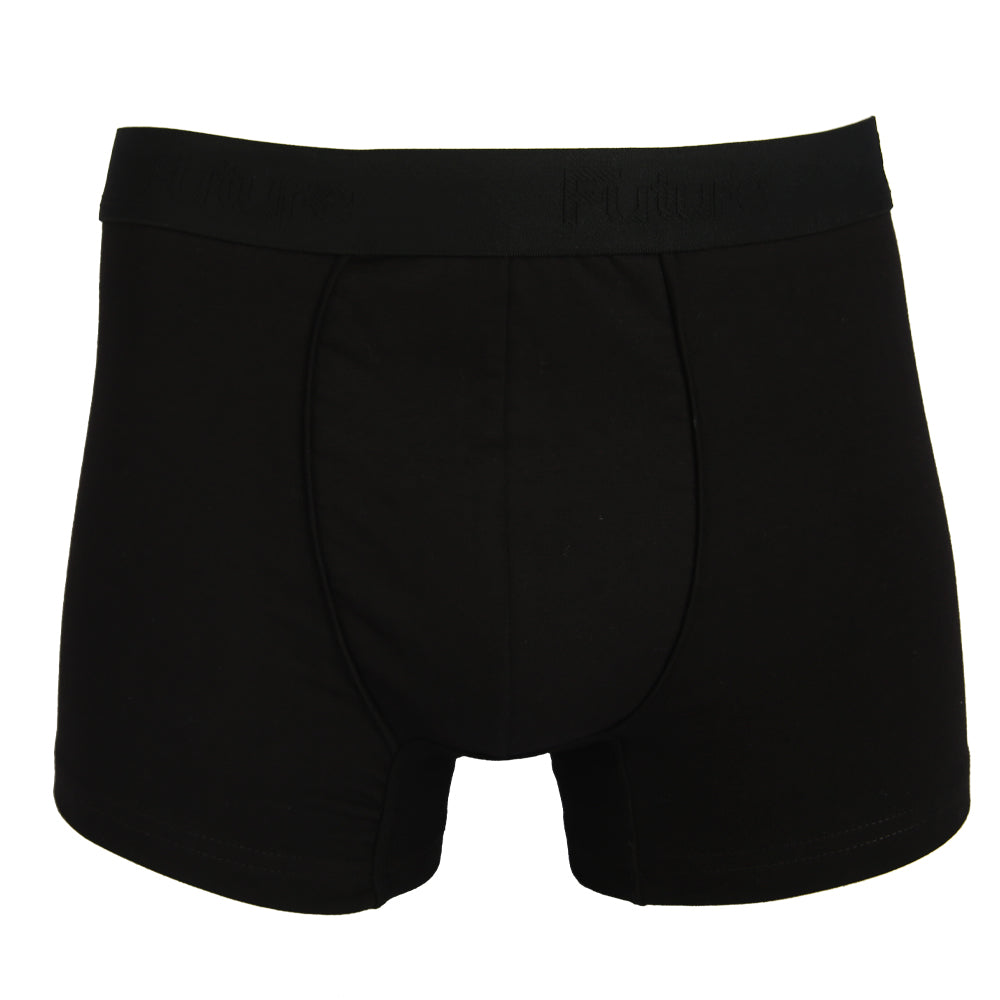 Premium Egyptian Cotton Boxer Briefs for Men - Black