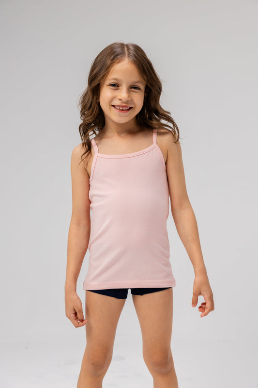 Premium Egyptian Cotton Camisole for Girls - Pack of 2
