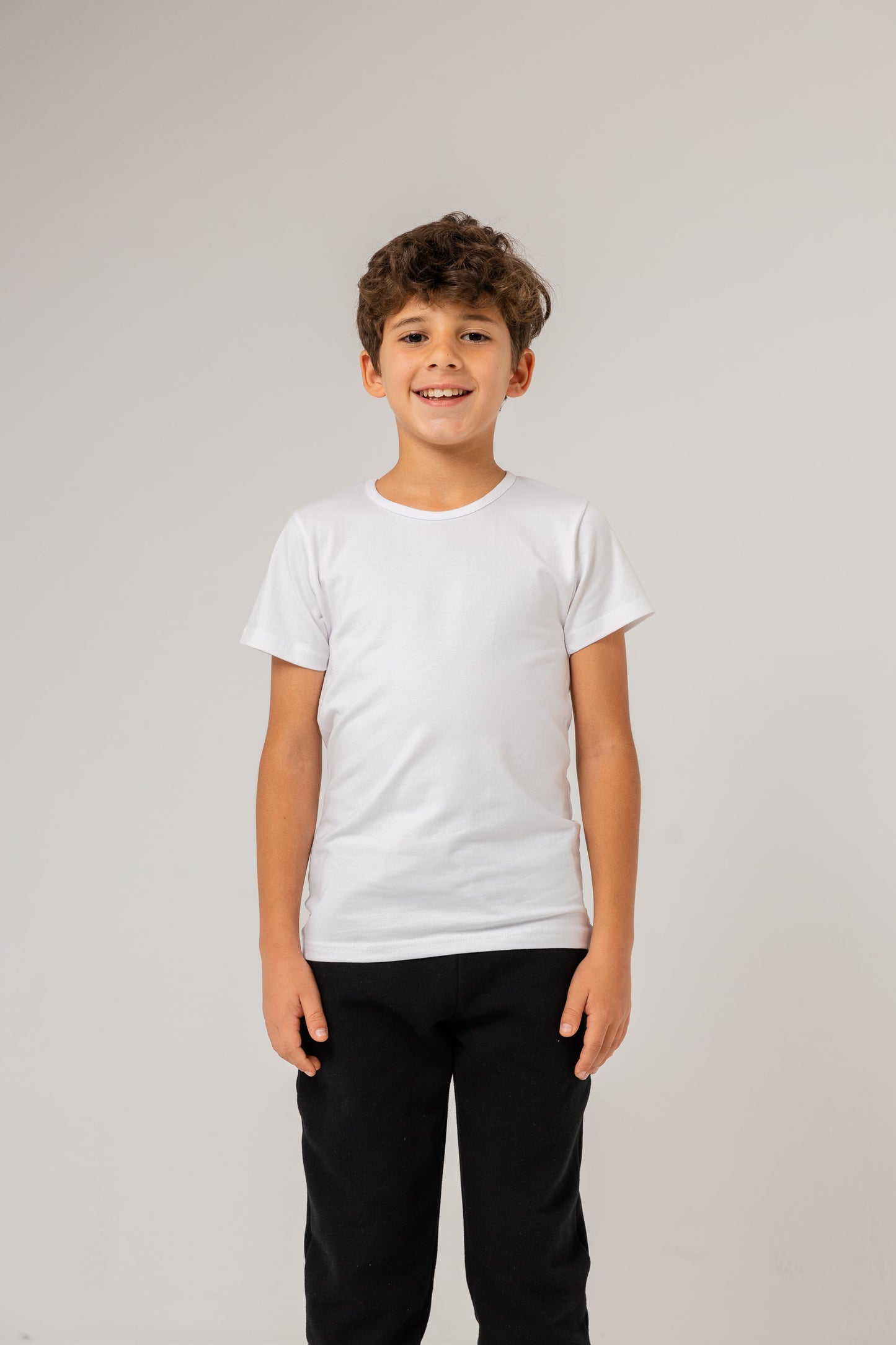 Premiun Egyptian Cotton Basic T-shirt for Boys - Pack of 2
