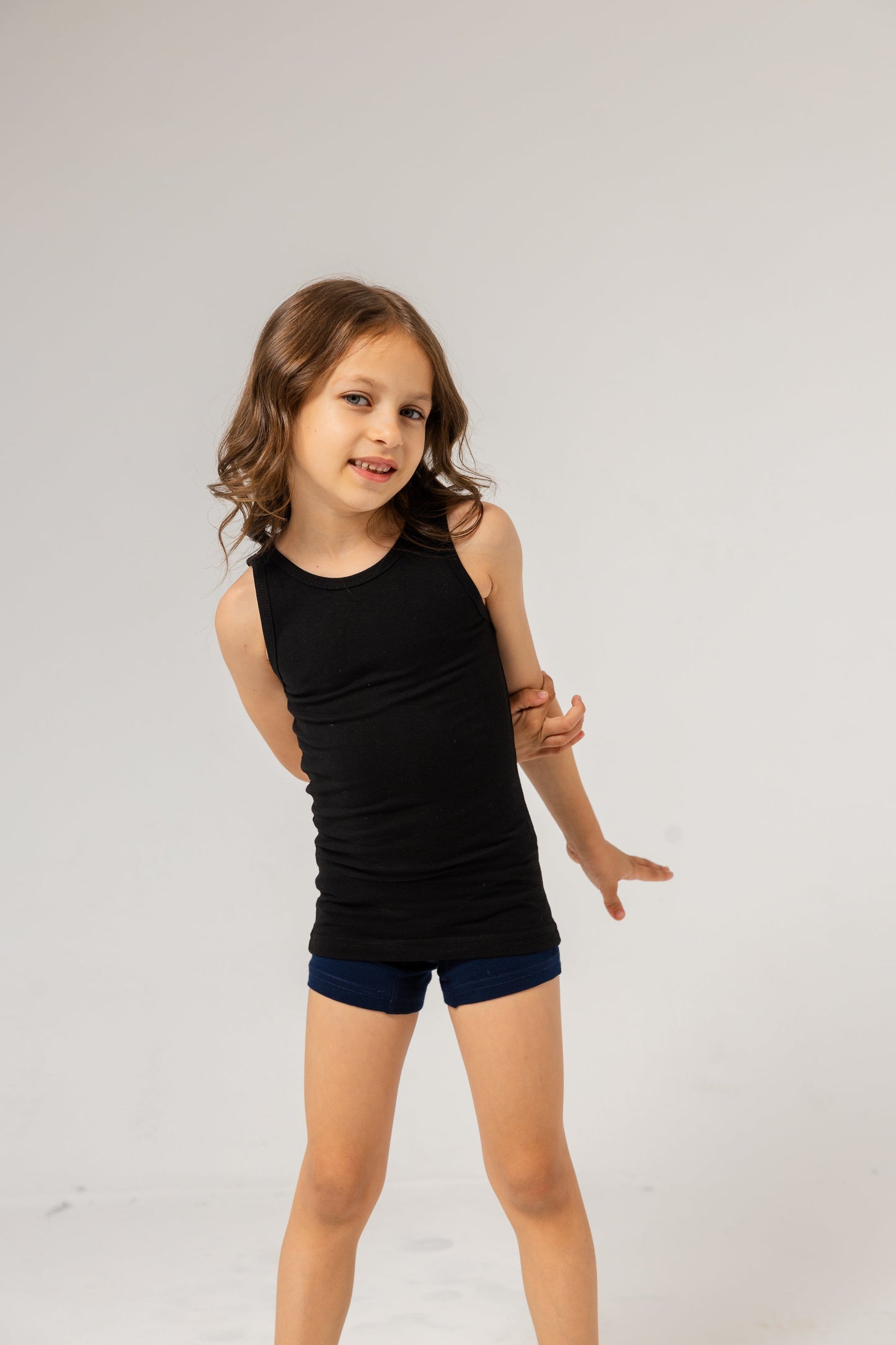 Premium Egyptiank Cotton Basic Tank Top for Girls - Pack of 2