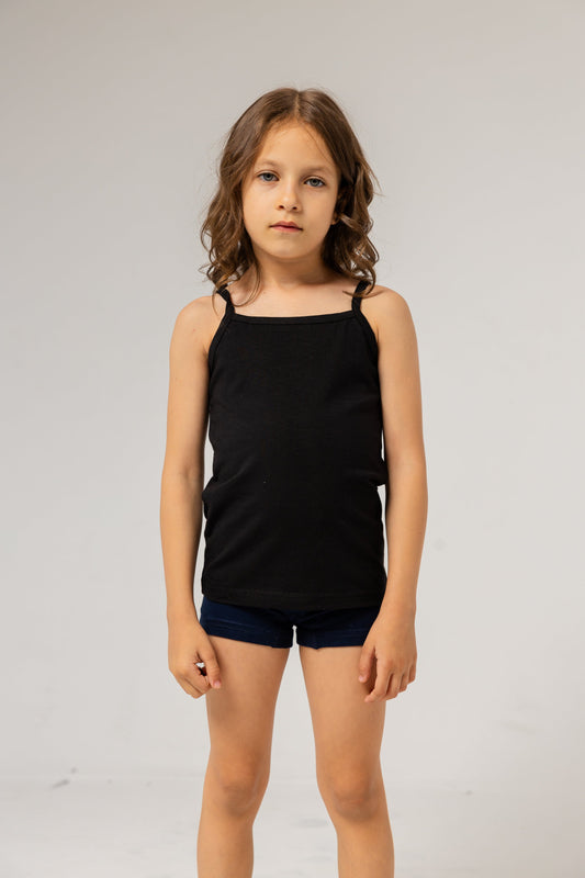 Premium Egyptian Cotton Camisole for Girls - Pack of 2