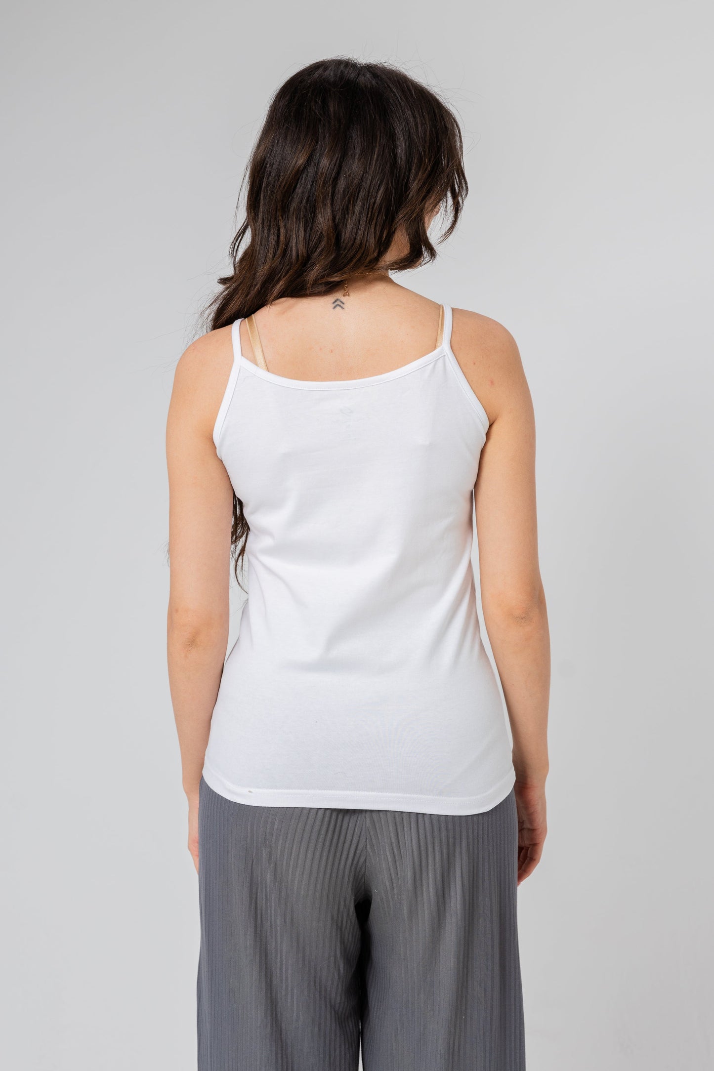 Premium Egyptian Cotton Camisole for Women - White