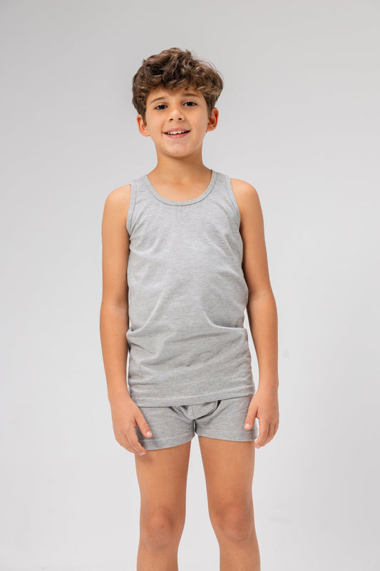 Premium Cotton Boxer Briefs for Boys - Pack of 2