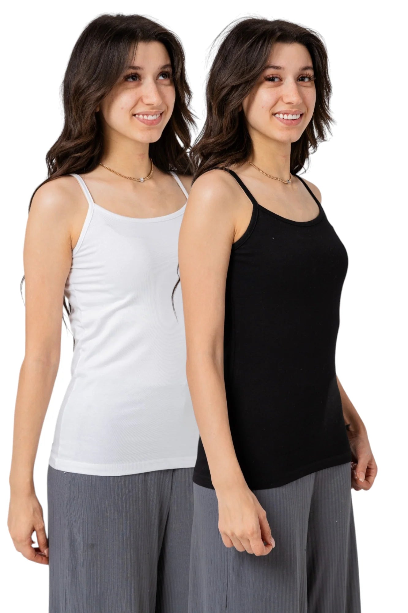 Premium Egyptian Cotton Camisole for Women - Pack of 2