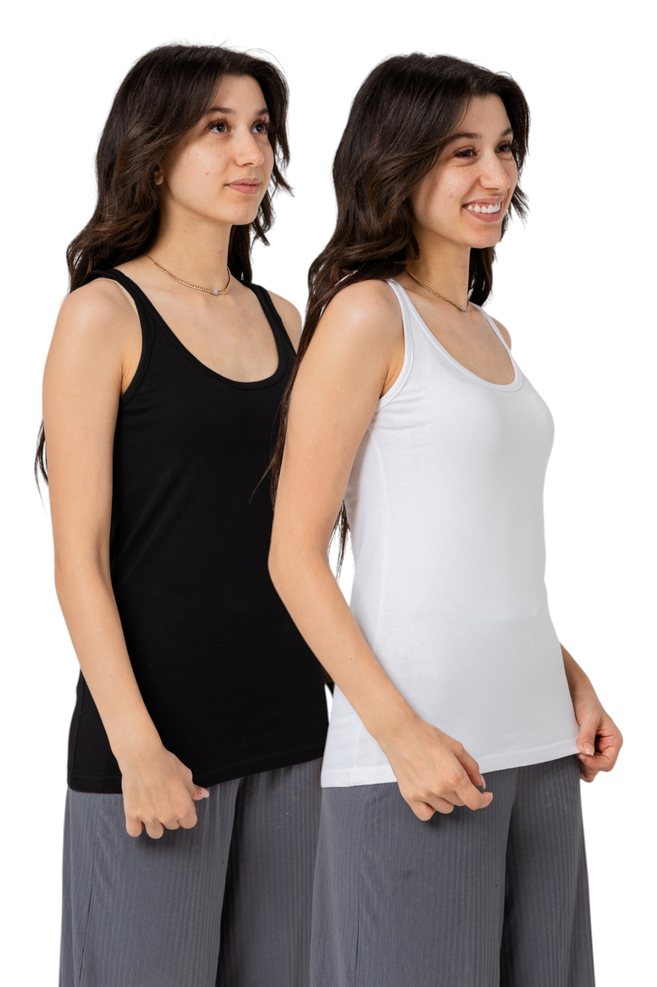 Premium Egyptiank Cotton Basic Tank Top for Women - Pack of 2