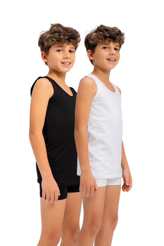 Pack Of 2 SleveeLess UnderShirt MultiColoure For Boys